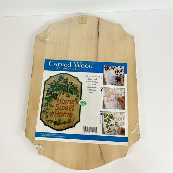 Wood Home Sweet Home DIY Painting Sign For Craft Project - Picture 2 of 7